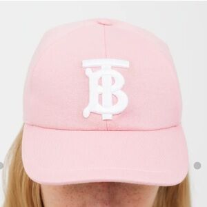 Burberry Pink Monogram Baseball Cap